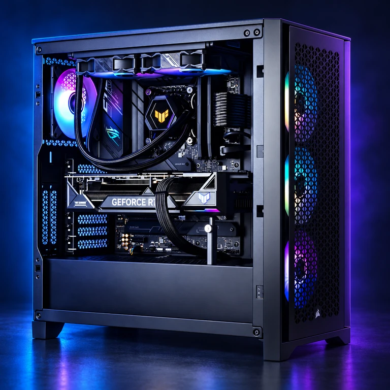 PC gaming Elite Gamer avec refroidissement liquide tout-en-un